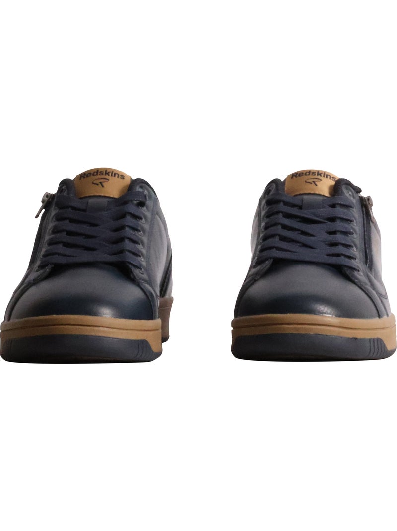 Basket à lacets et zip redskins gobat Bleu - Kiabi