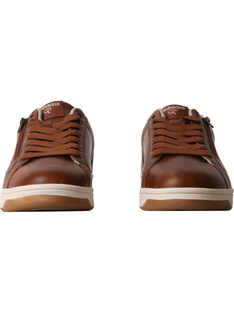 Basket à Lacets et Zip Redskins Gobat Marron - Kiabi