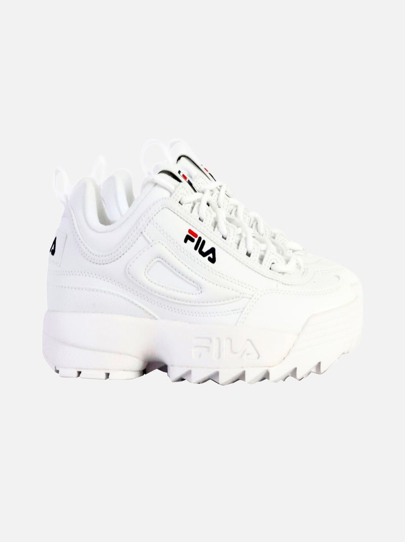 Basket à Lacets Fila Disruptor Low WMN Blanc - Kiabi