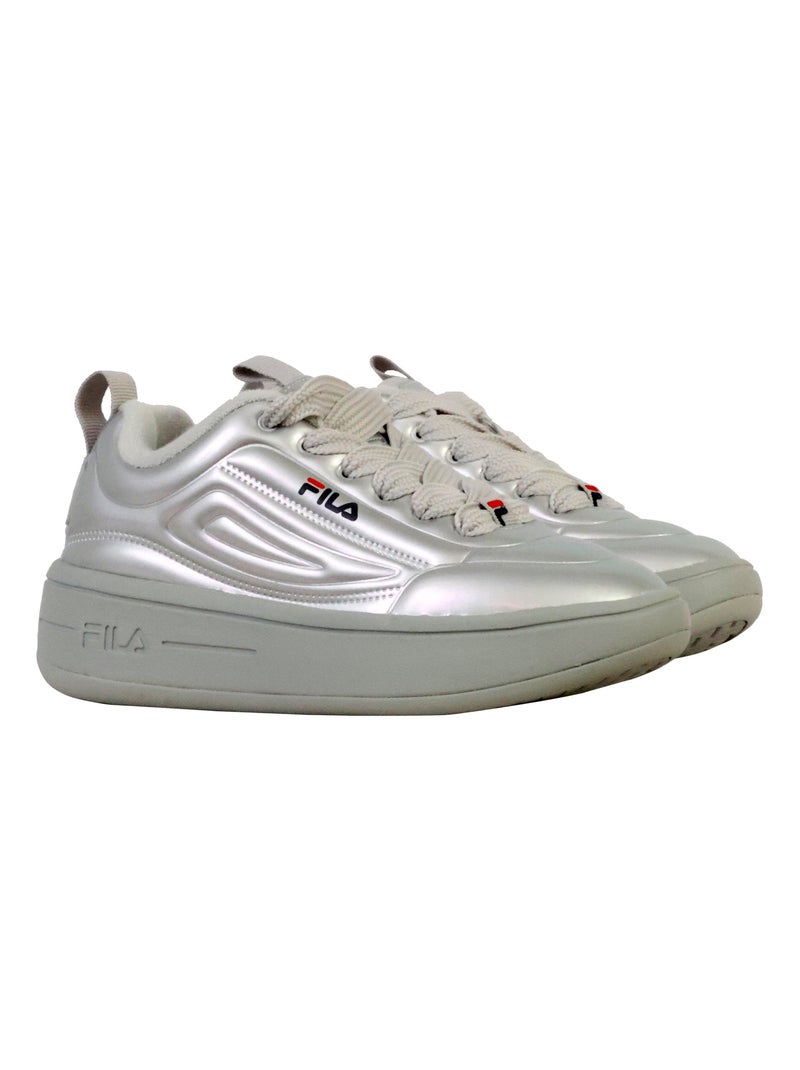 Basket à Lacets Fila Superbubble Argent - Kiabi