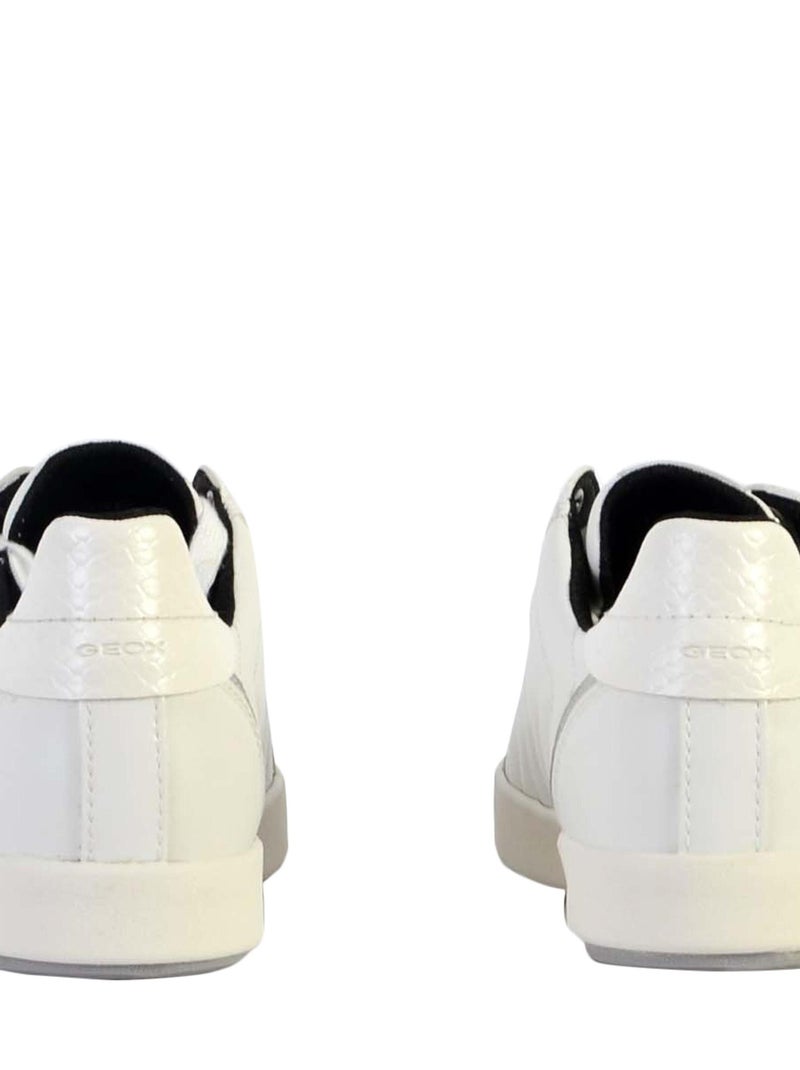 Basket à Lacets Geox Blomiee Blanc - Kiabi