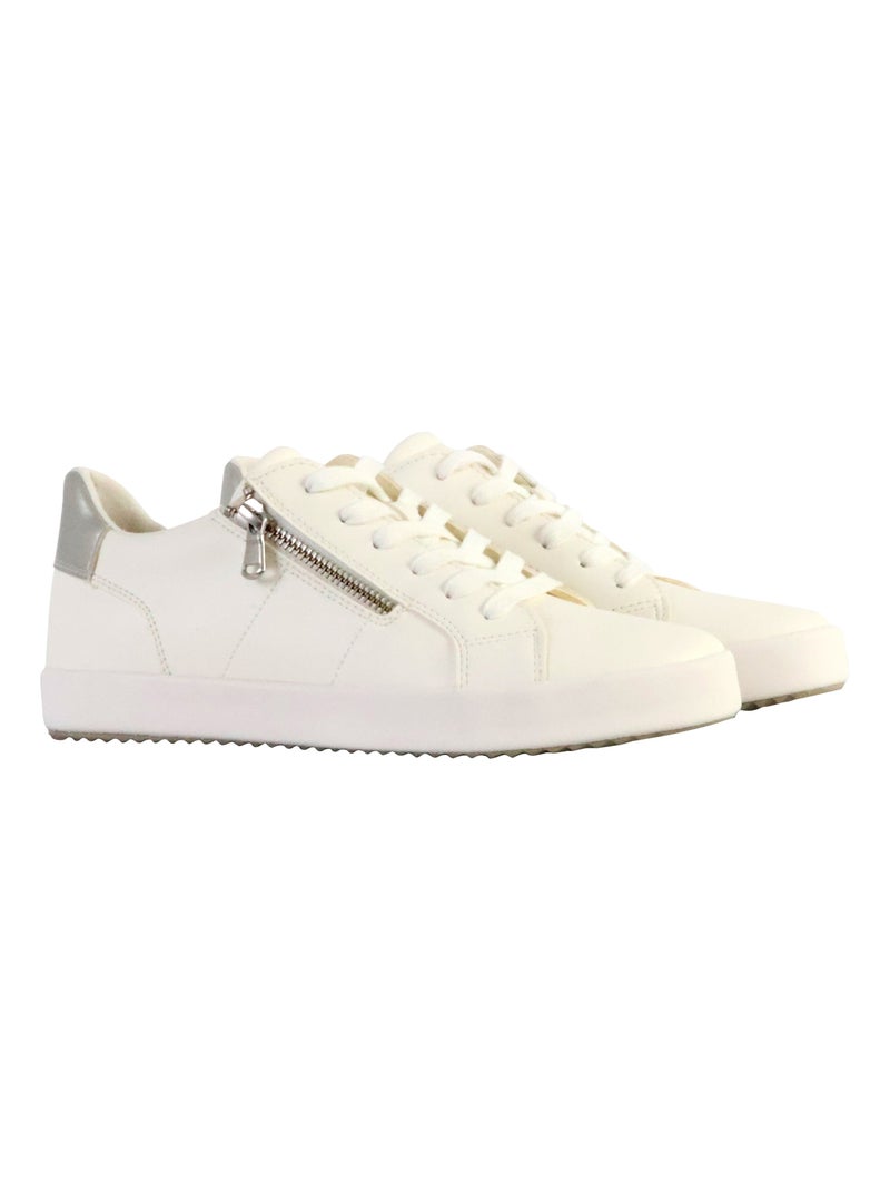 Basket à Lacets Geox Blomiee Blanc - Kiabi