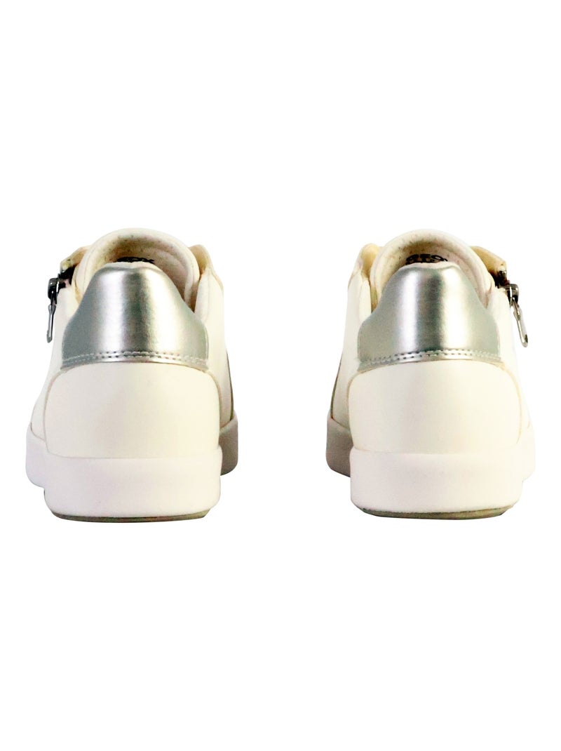 Basket à Lacets Geox Blomiee Blanc - Kiabi