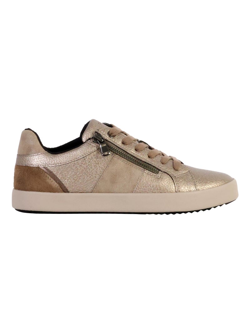 Basket à Lacets Geox Blomiee Taupe - Kiabi