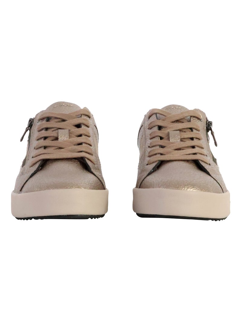 Basket à Lacets Geox Blomiee Taupe - Kiabi