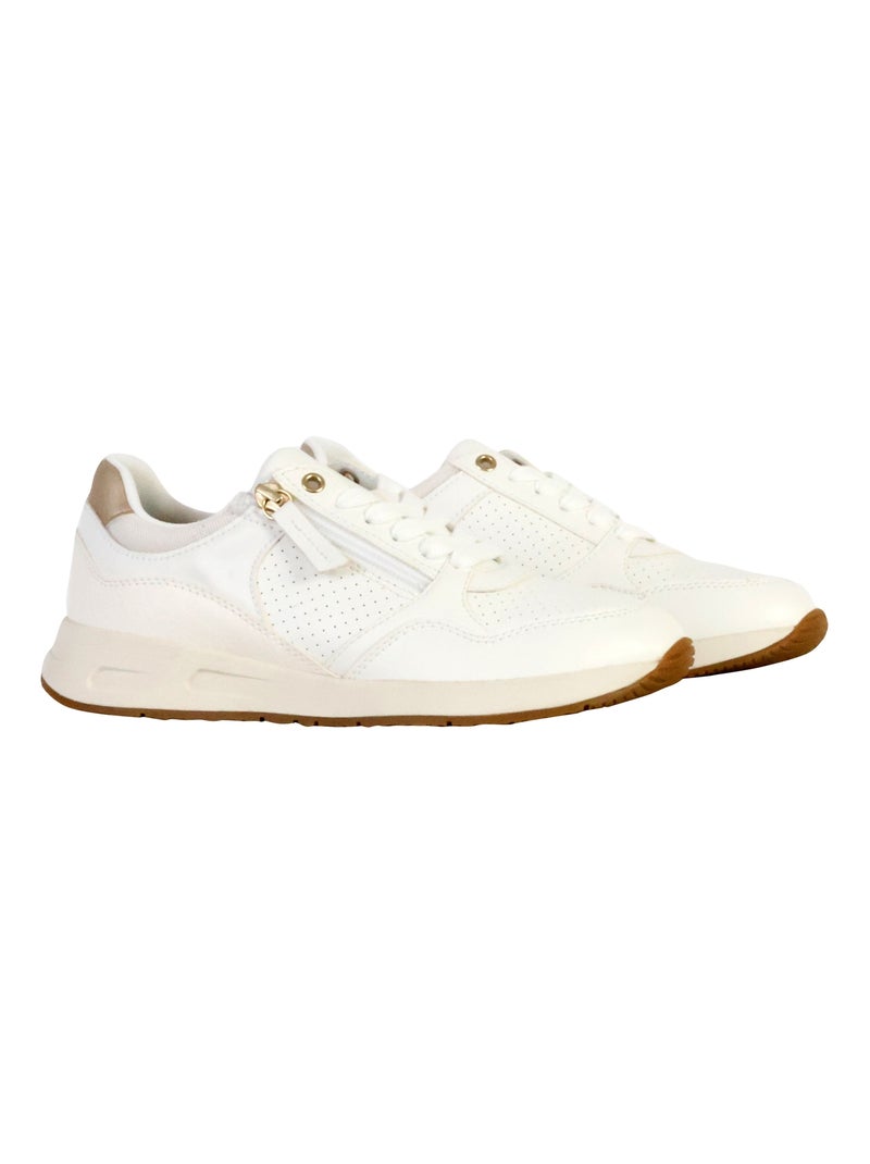 Basket à Lacets Geox Bulmy Blanc - Kiabi