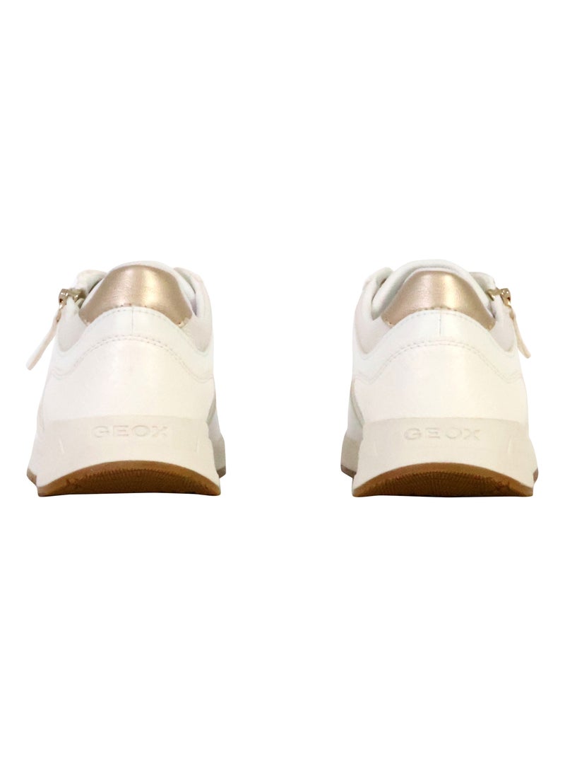 Basket à Lacets Geox Bulmy Blanc - Kiabi