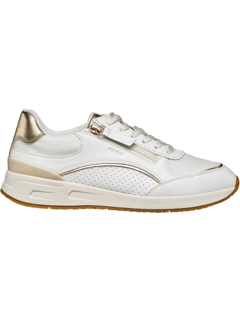 Basket à Lacets Geox Bulmya Blanc - Kiabi