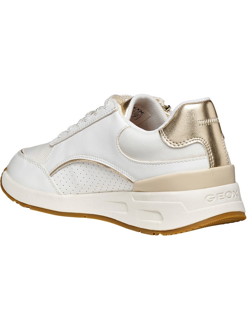 Basket à Lacets Geox Bulmya Blanc - Kiabi