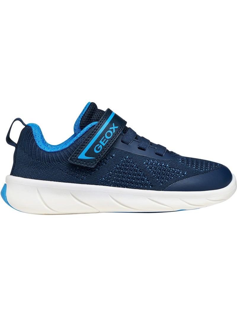 Basket à Lacets Geox Enfant J Foot Run Bleu - Kiabi