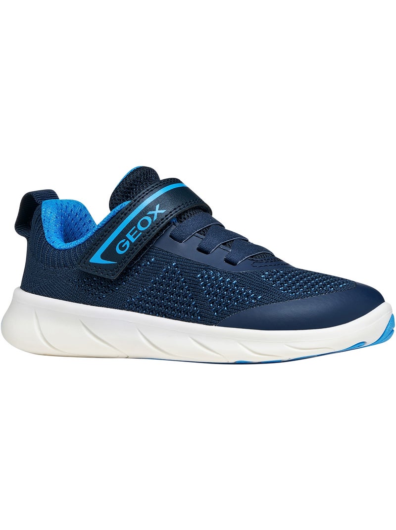 Basket à Lacets Geox Enfant J Foot Run Bleu - Kiabi