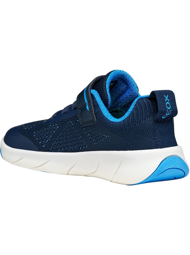 Basket à Lacets Geox Enfant J Foot Run Bleu - Kiabi