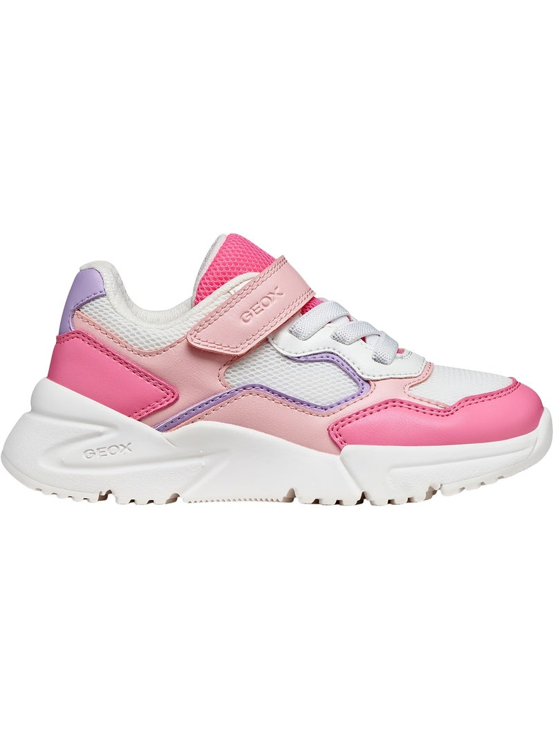 Basket à Lacets Geox Enfant J Loftus Rose - Kiabi