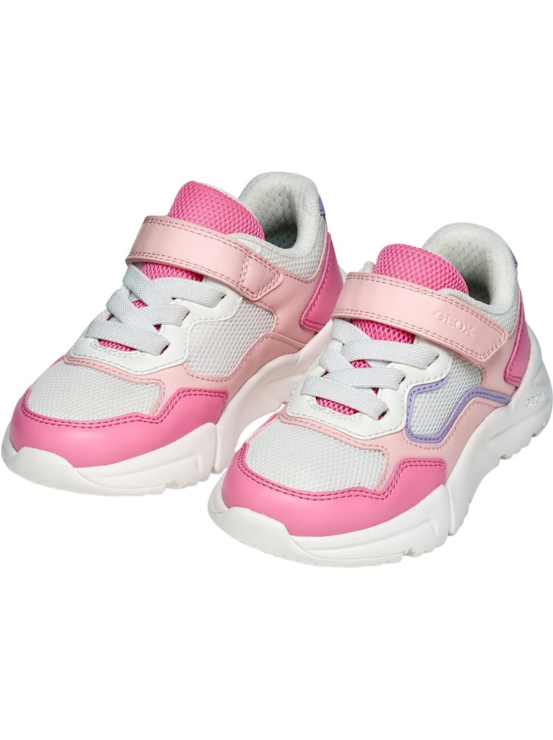 Basket à Lacets Geox Enfant J Loftus Rose - Kiabi