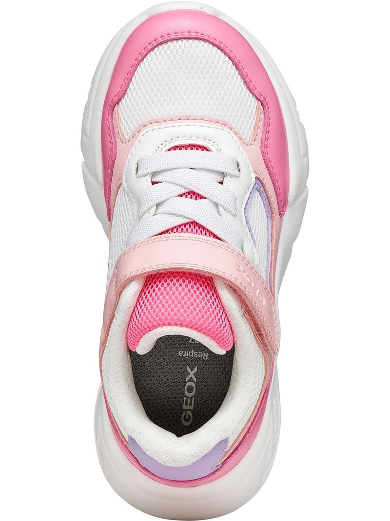 Basket à Lacets Geox Enfant J Loftus Rose - Kiabi