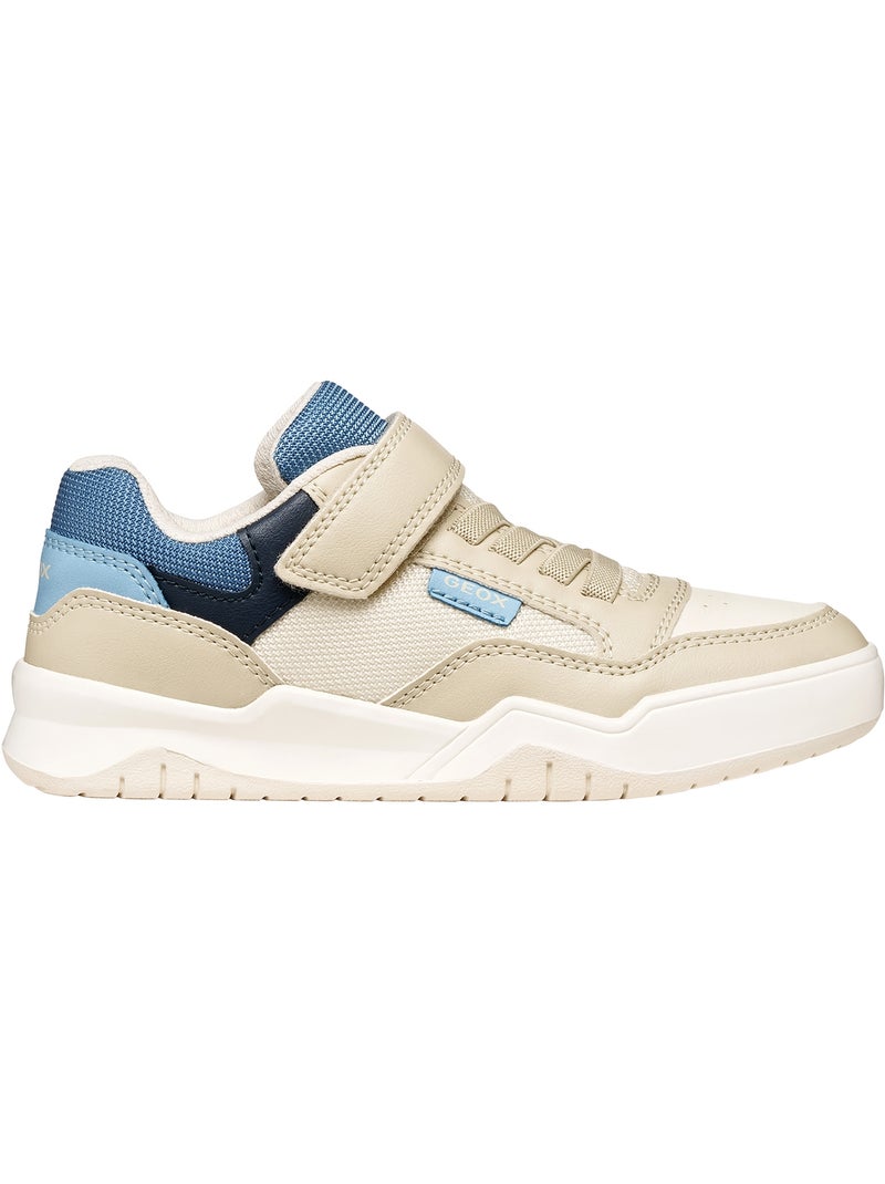 Basket à Lacets Geox Enfant J Perth Boy Beige - Kiabi