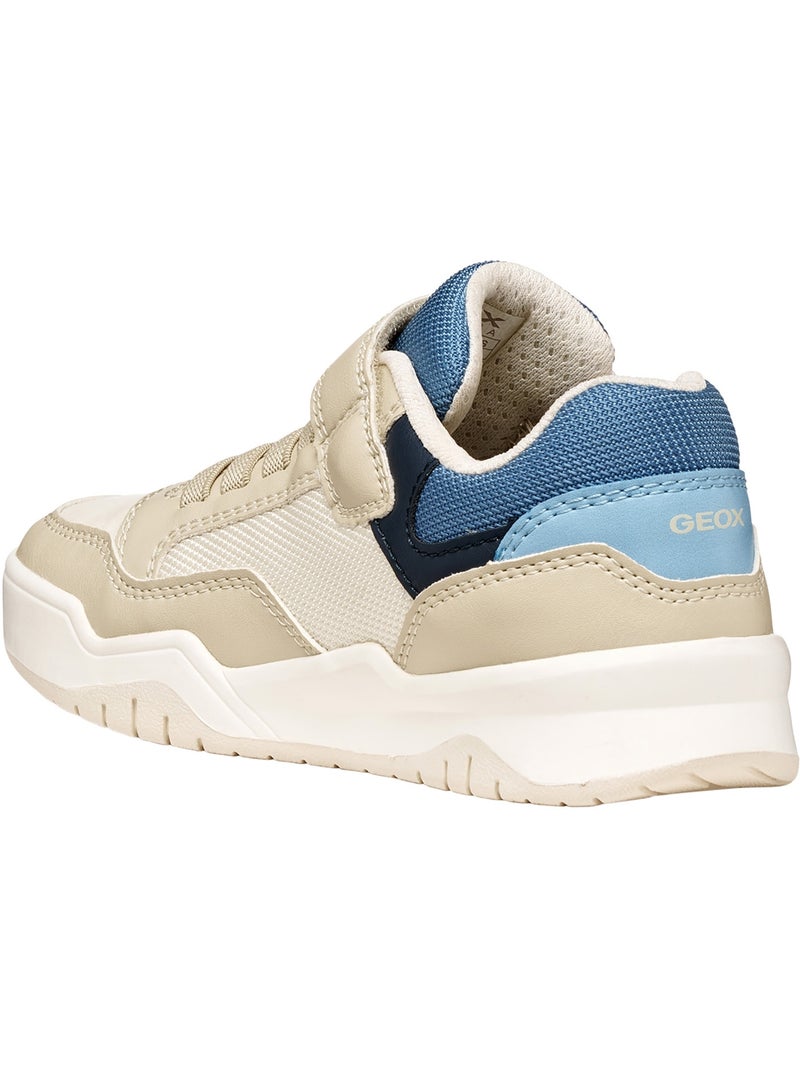 Basket à Lacets Geox Enfant J Perth Boy Beige - Kiabi