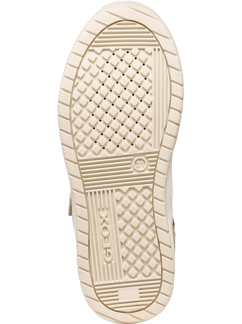 Basket à Lacets Geox Enfant J Perth Boy Beige - Kiabi