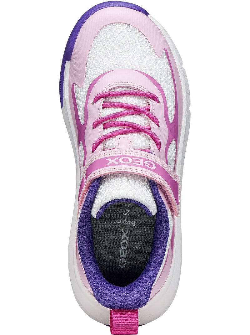 Basket à Lacets Geox Enfant J Pro Ran Rose - Kiabi