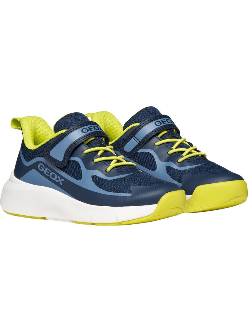 Basket à lacets geox enfant j pro rann Bleu marine - Kiabi