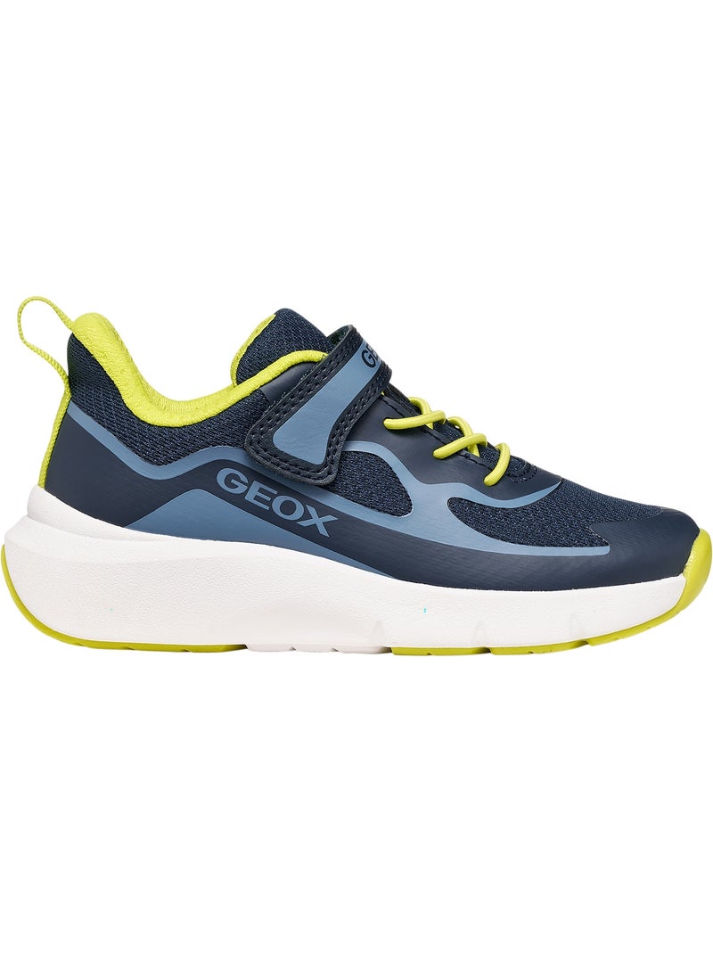 Basket à lacets geox enfant j pro rann Bleu marine - Kiabi