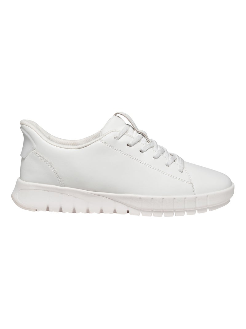 Basket à Lacets Geox Flextride Plus Blanc - Kiabi