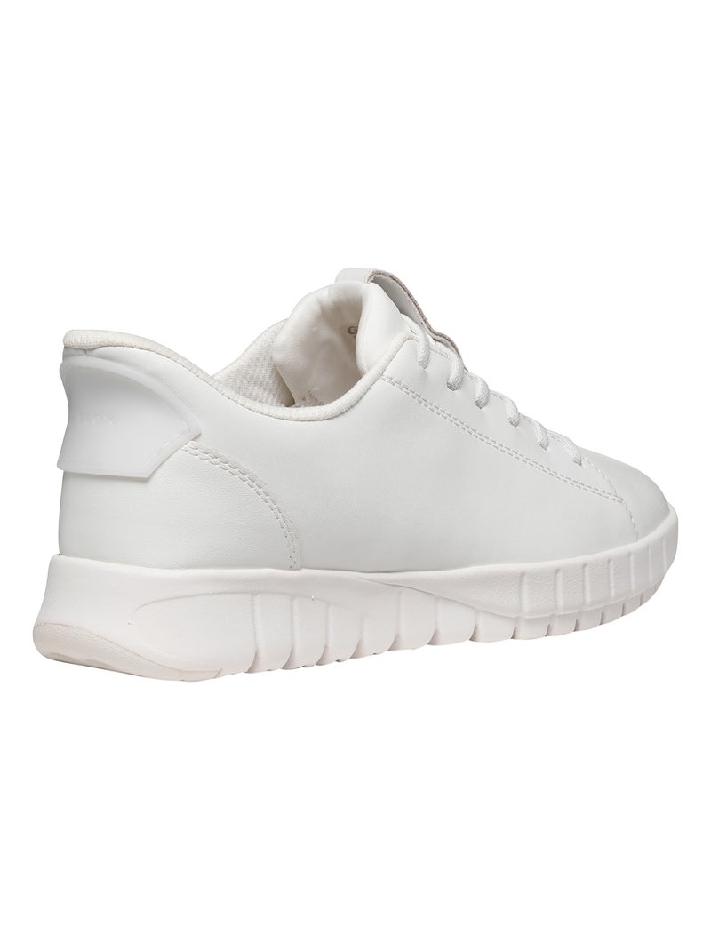 Basket à Lacets Geox Flextride Plus Blanc - Kiabi