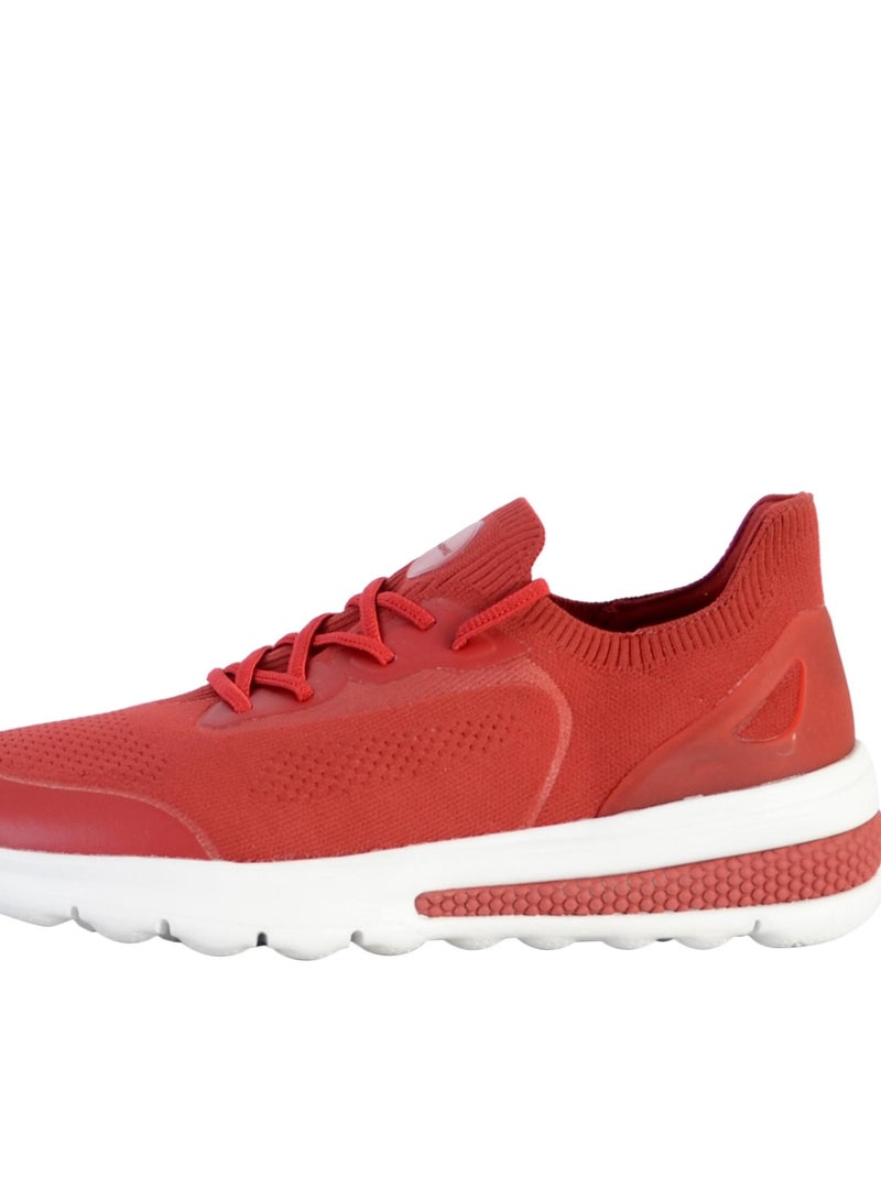 Basket à Lacets Geox Spherica Actif Rouge - Kiabi
