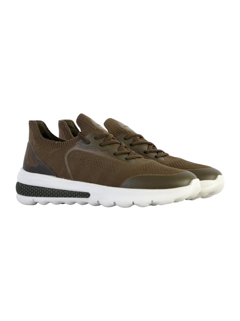 Basket à Lacets Geox Spherica Actif Vert kaki - Kiabi