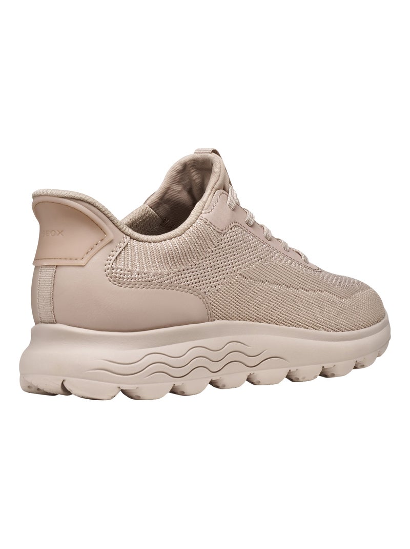 Basket à Lacets Geox Spherica Plus Beige - Kiabi