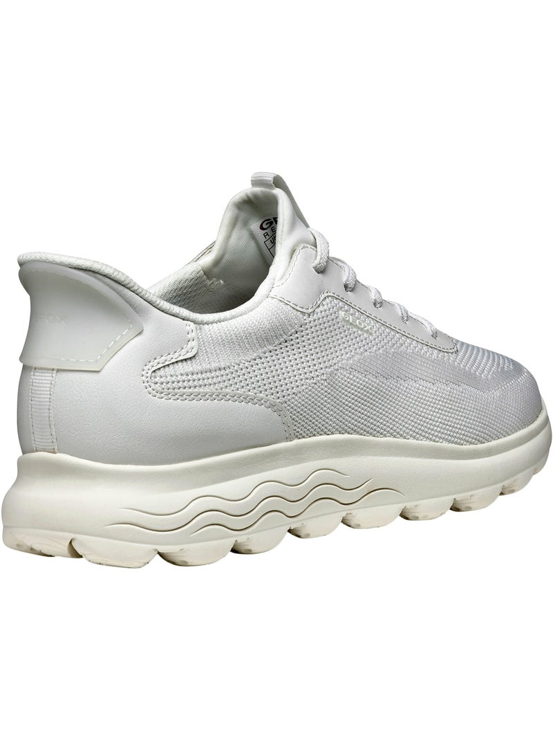 Basket à Lacets Geox Spherica Plus Blanc - Kiabi