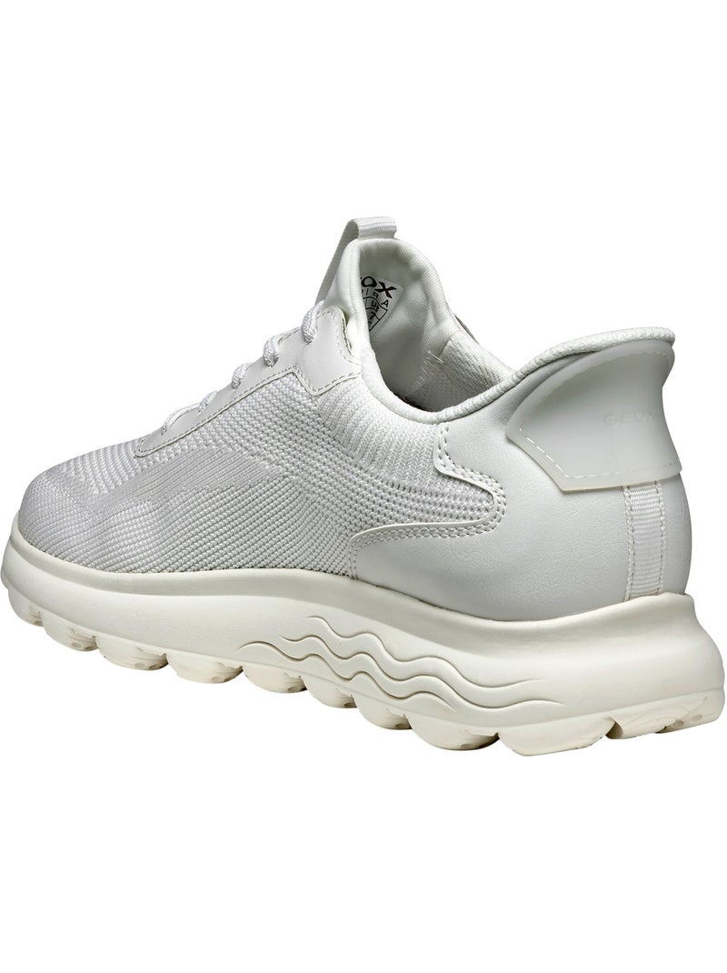 Basket à Lacets Geox Spherica Plus Blanc - Kiabi