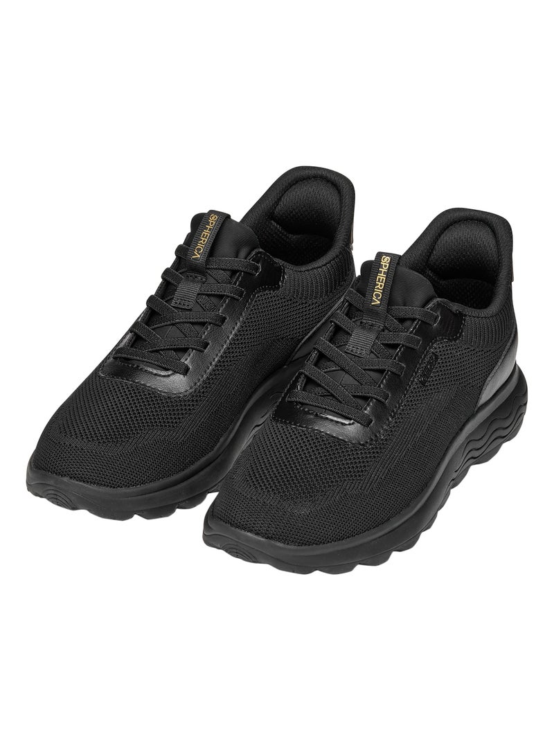 Basket à Lacets Geox Spherica Plus Noir - Kiabi