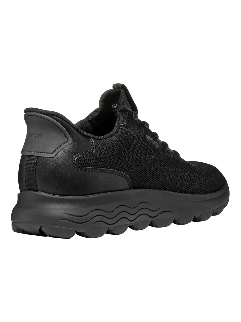 Basket à Lacets Geox Spherica Plus Noir - Kiabi