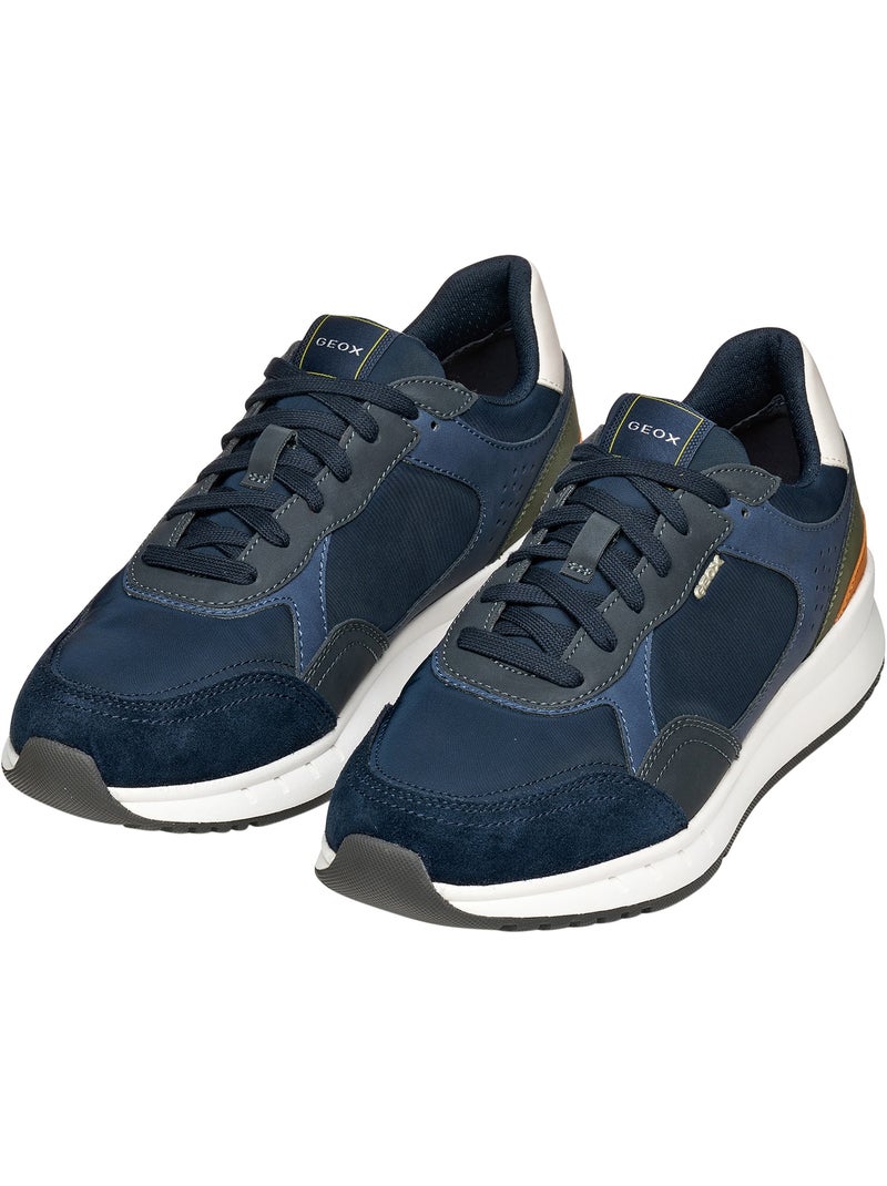 Basket à Lacets Geox U Branthon Bleu marine - Kiabi