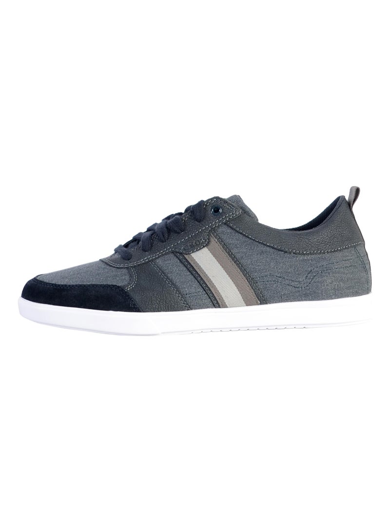 Basket à Lacets Geox U Walee Canvas Bleu - Kiabi