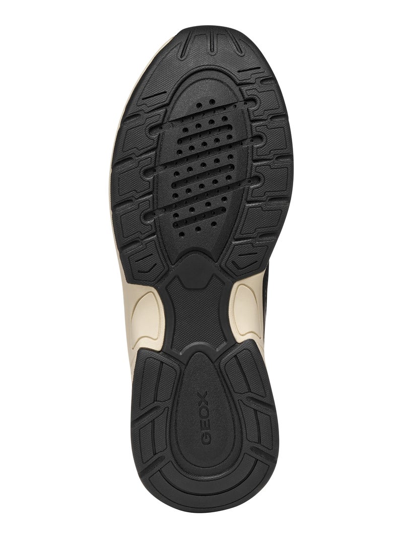 Basket à Lacets Geox Zarvia Noir - Kiabi
