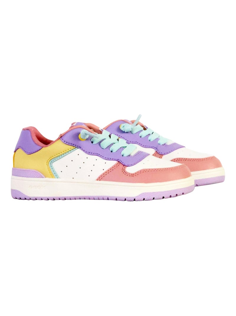 Basket à Lacets Junior Geox Washiba Multicolore - Kiabi
