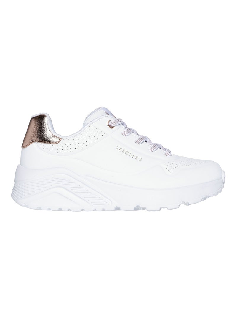Basket à Lacets Junior Skechers Metallic Mode Blanc - Kiabi