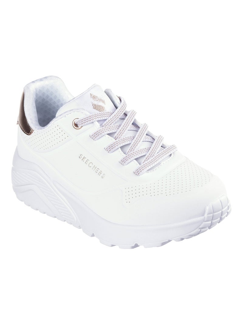 Basket à Lacets Junior Skechers Metallic Mode Noir - Kiabi
