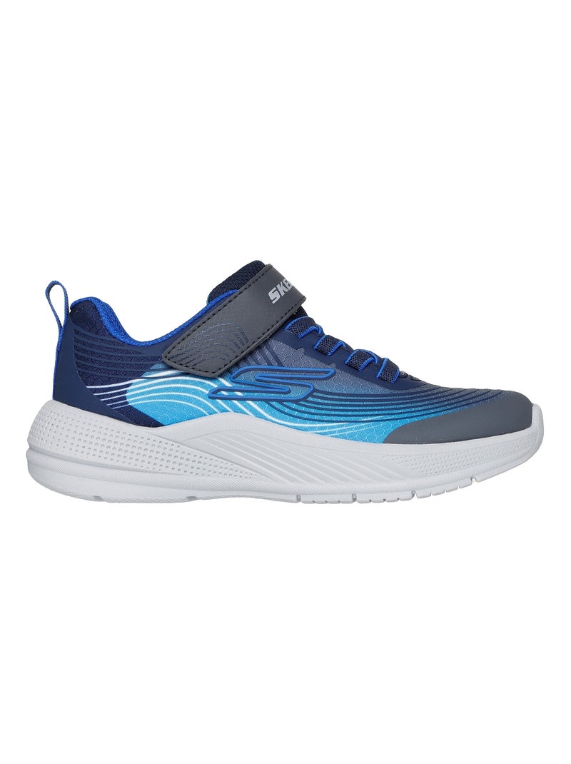 Basket à Lacets Junior Skechers Microspec Advance Bleu - Kiabi