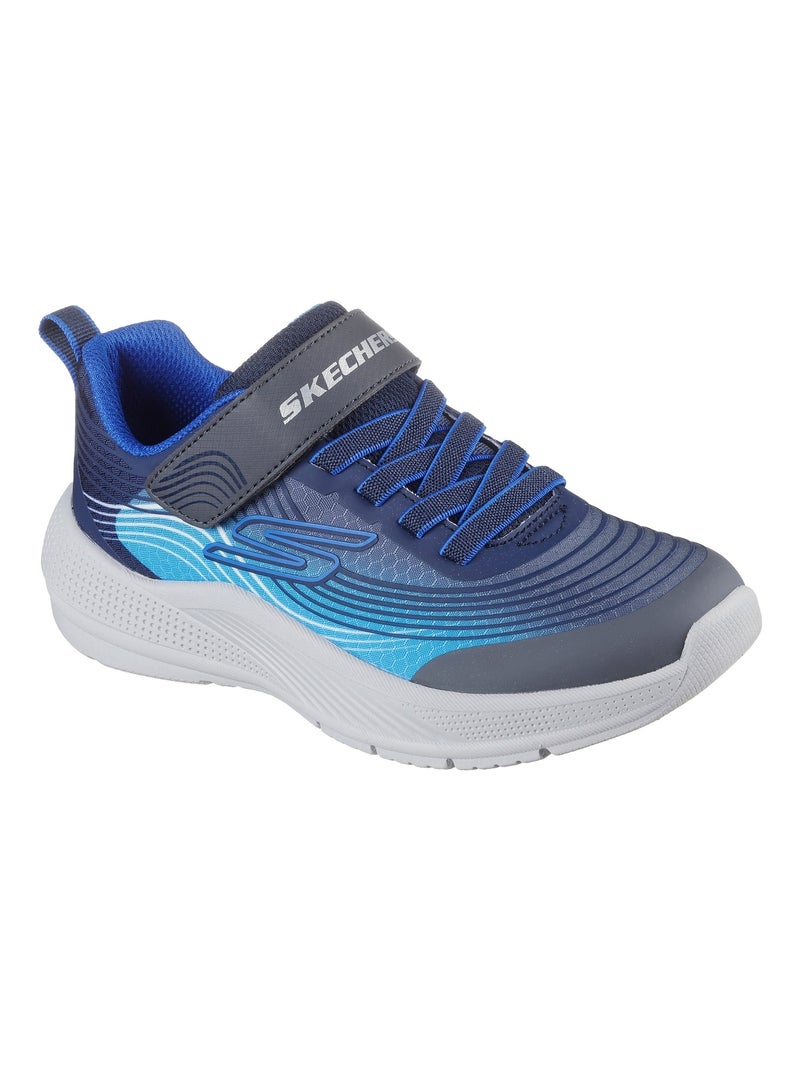 Basket à Lacets Junior Skechers Microspec Advance Bleu - Kiabi