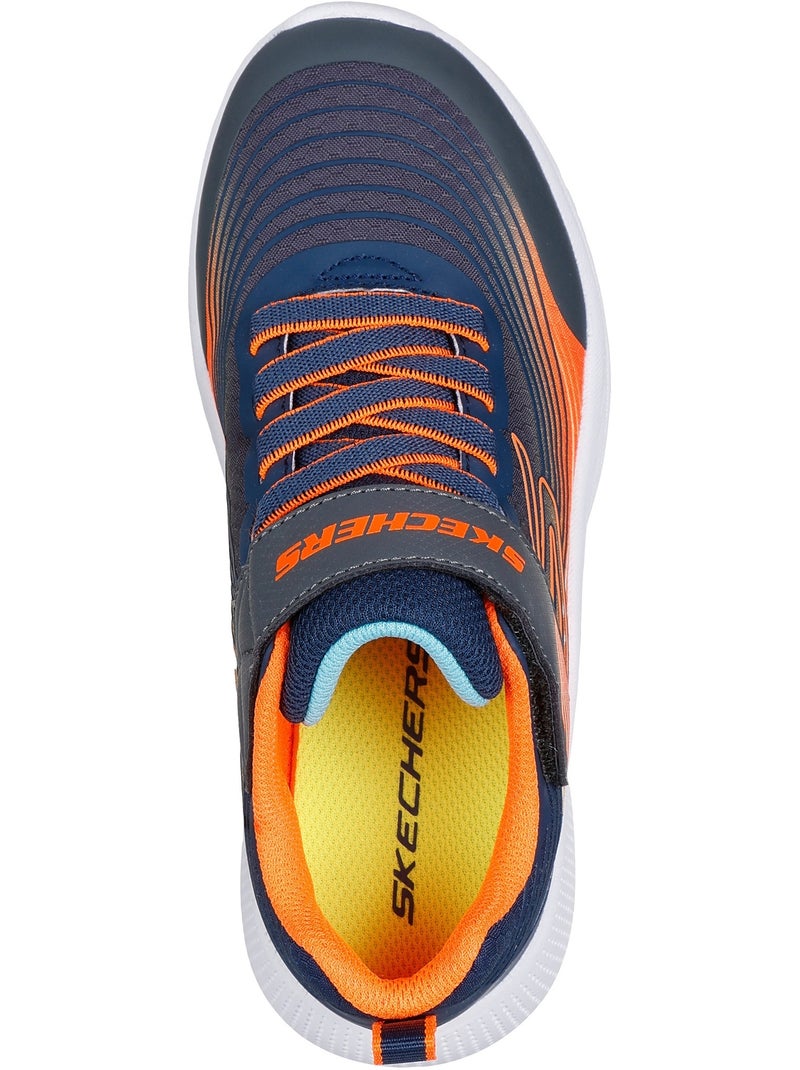 Basket à Lacets Junior Skechers Microspec Advance Multicolore - Kiabi