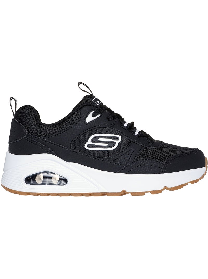 Basket à Lacets Junior Skechers Retro Groove Noir - Kiabi