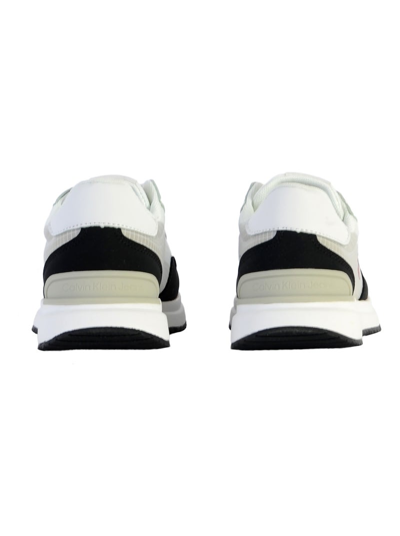 Basket à Lacets Juniors Calvin Klein Jeans Low Cut Lace Up Noir - Kiabi