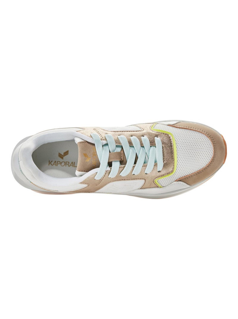 Basket à Lacets Kaporal Clipper Beige - Kiabi