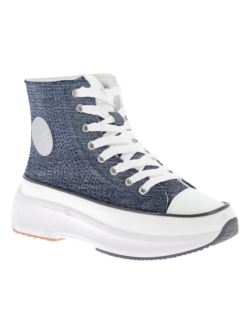 Basket à Lacets Montante Kaporal Christa Bleu - Kiabi