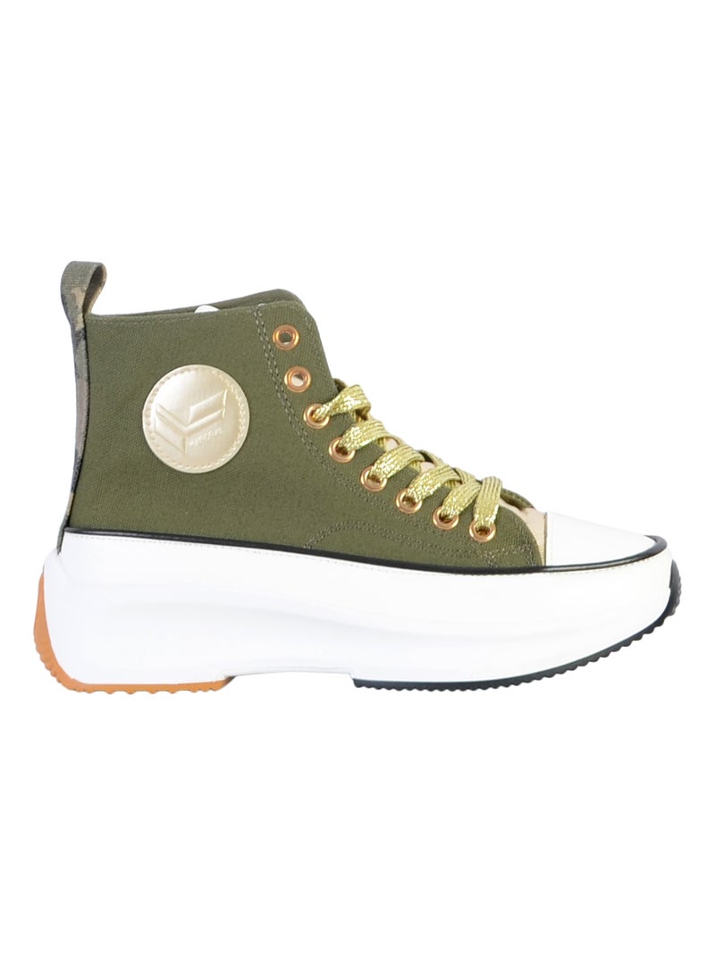 Basket à Lacets Montante Kaporal Christy Vert - Kiabi