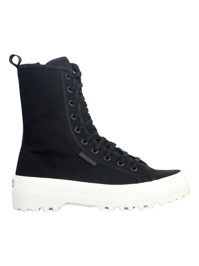Basket à Lacets Montante Superga Alpina High Noir - Kiabi