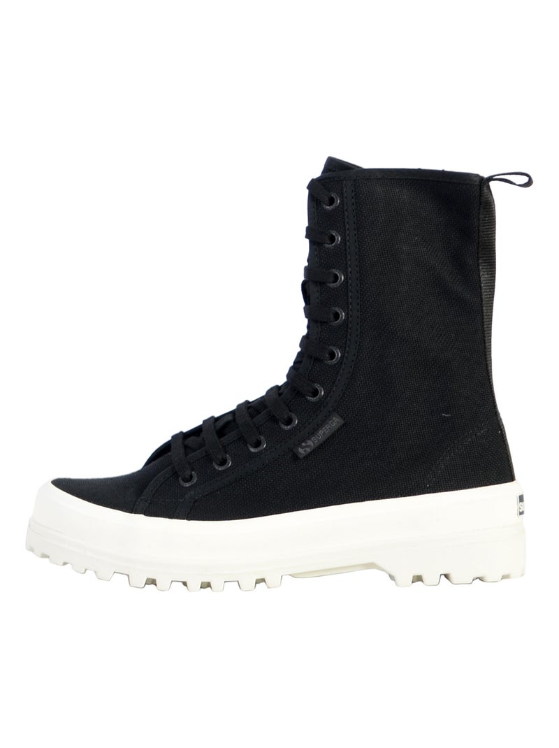 Basket à Lacets Montante Superga Alpina High Noir - Kiabi